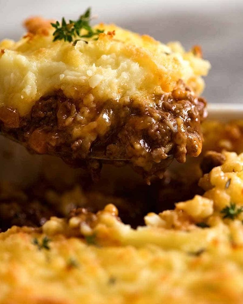Cottage Pie with Cheesy Mash