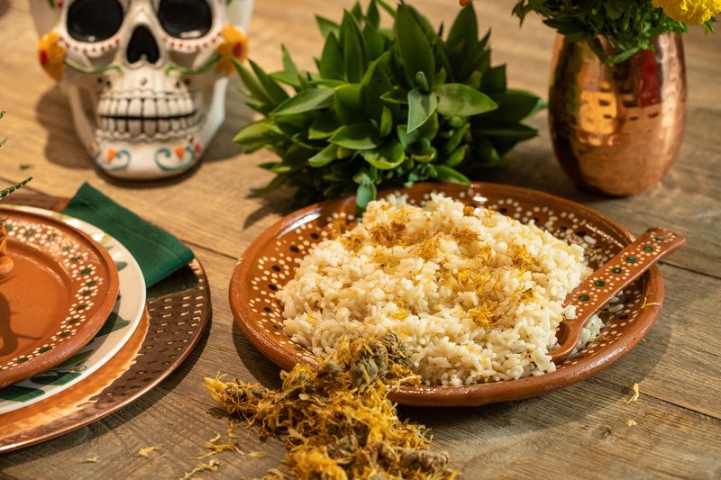 Marigold Petal Rice