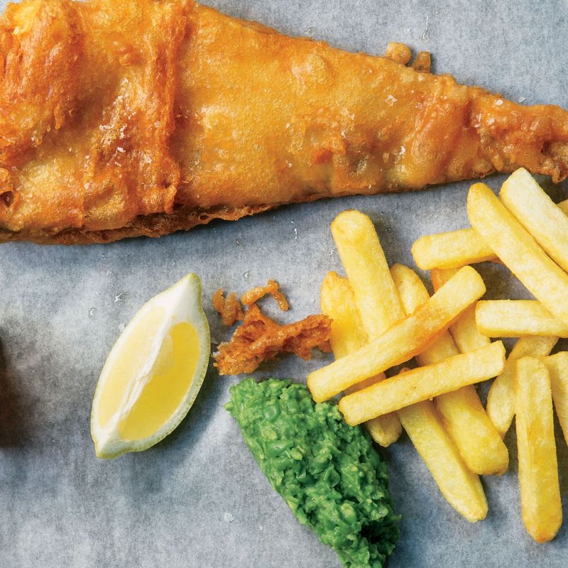 Fish and Chips with Mushy Peas (Inspired by Whitby Seafood Festival)