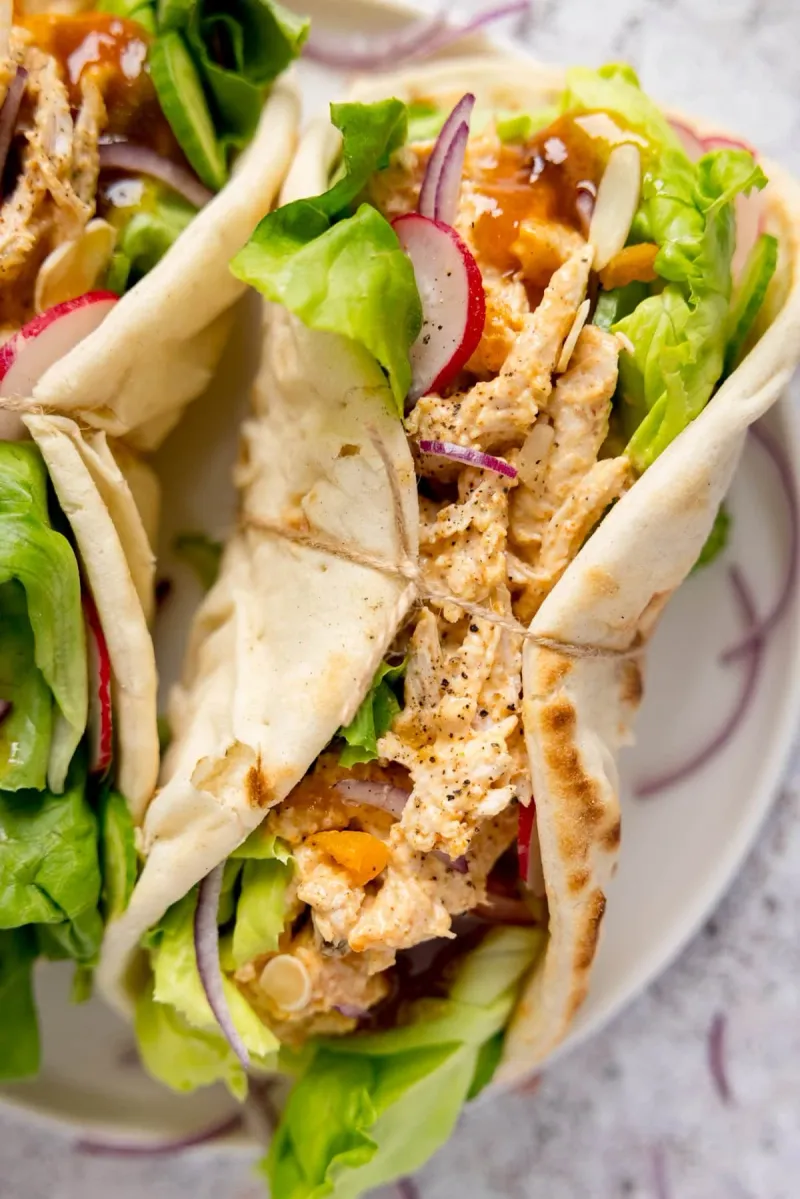 Coronation Chicken Wraps