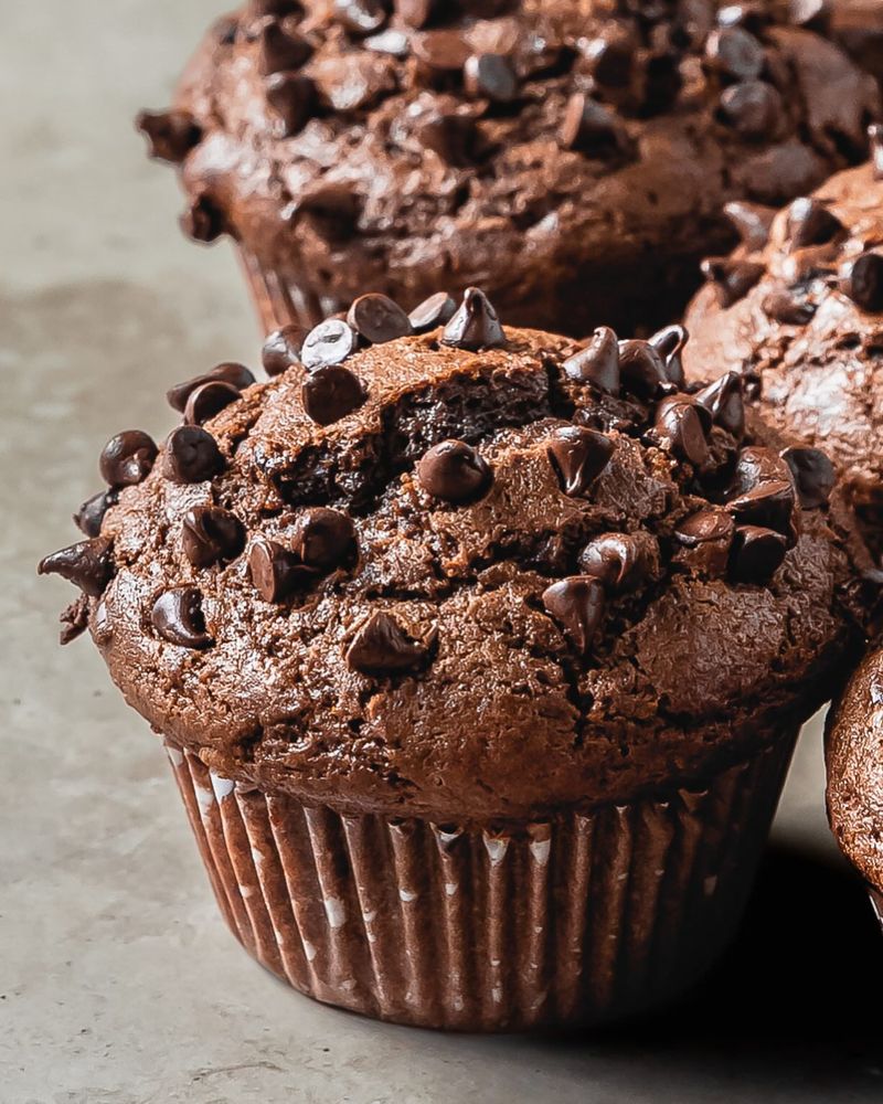Double Chocolate Chip Muffins