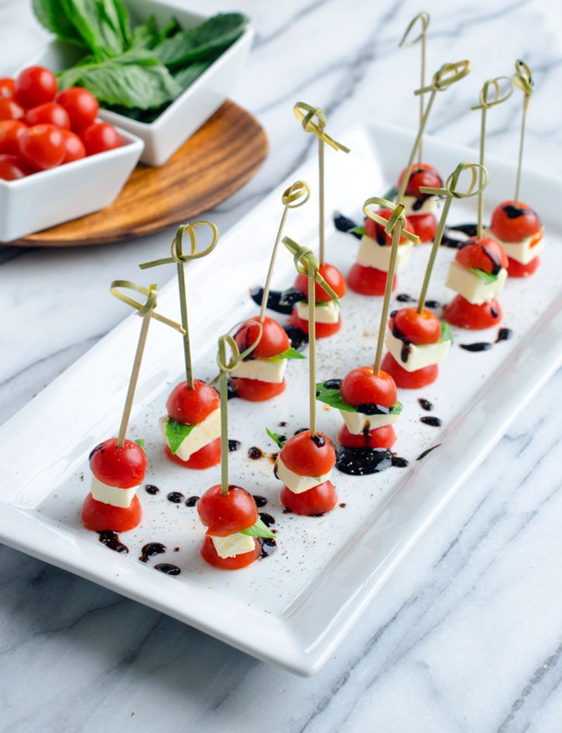 Mini Caprese Skewers