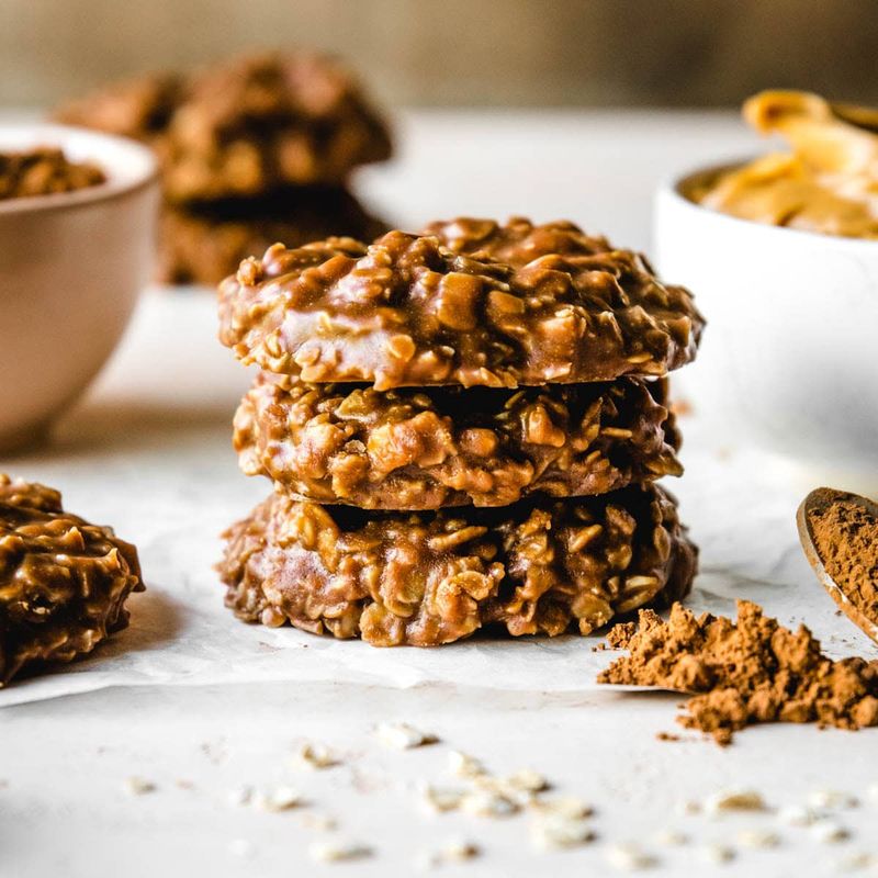 No-Bake Peanut Butter Cookies