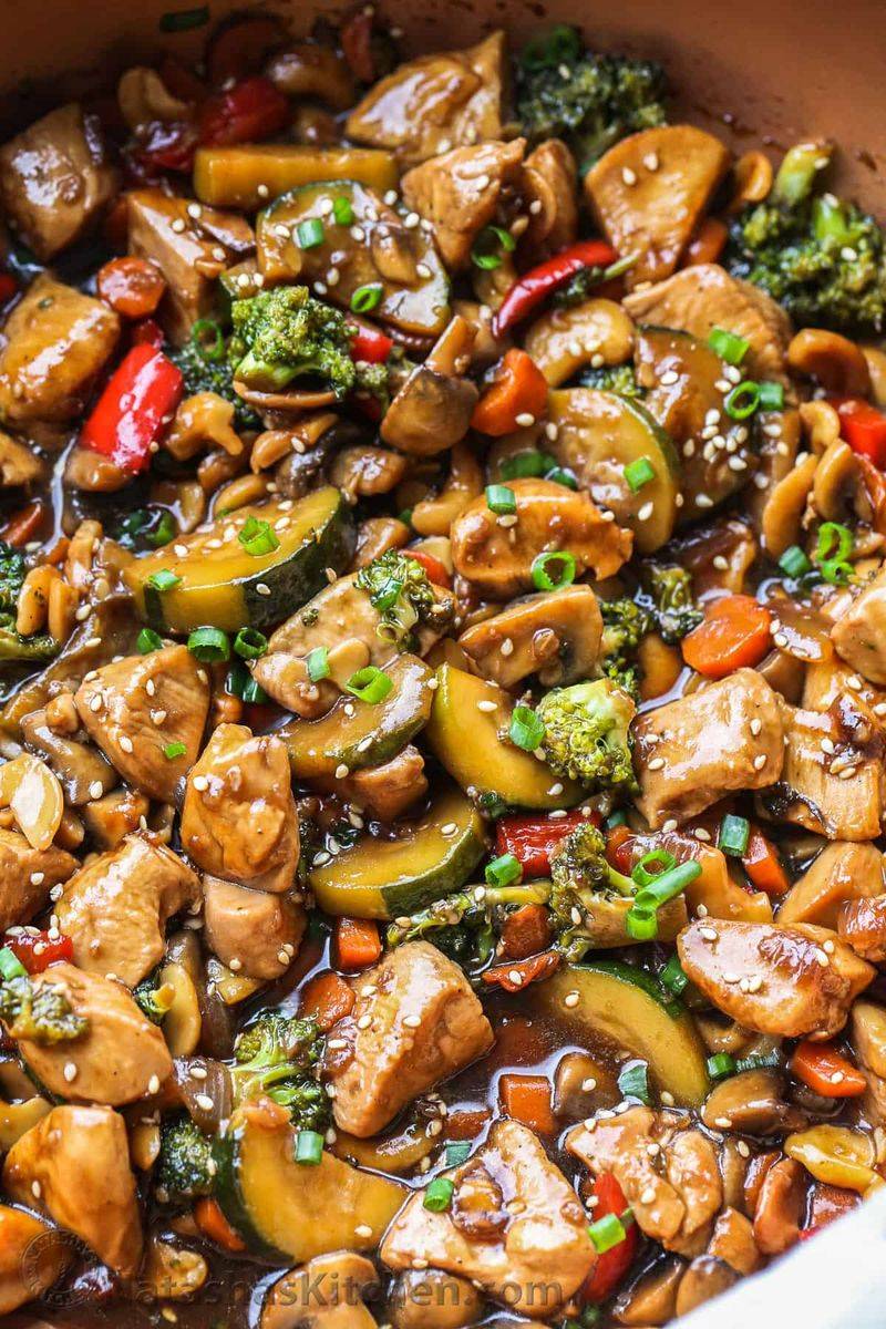 Bell Pepper Stir-Fry with Chicken