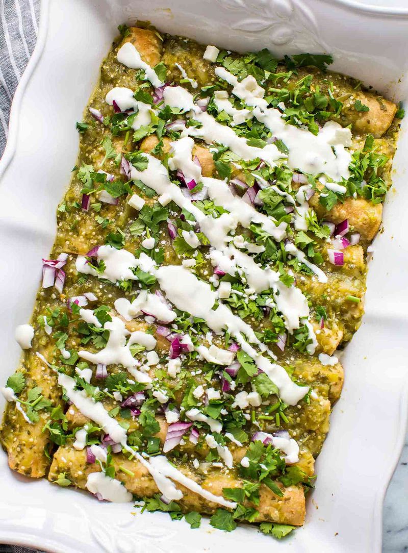 Enchiladas Verdes