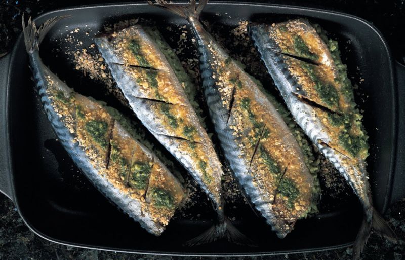 Baked Stuffed Mackerel