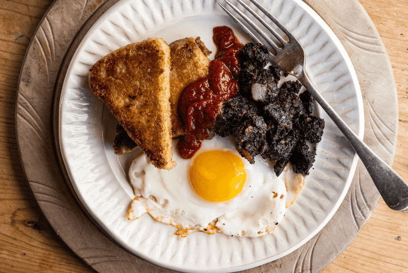 Fried Oatmeal Slices