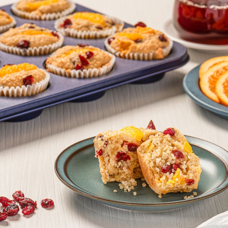 Quinoa and Cranberry Muffins
