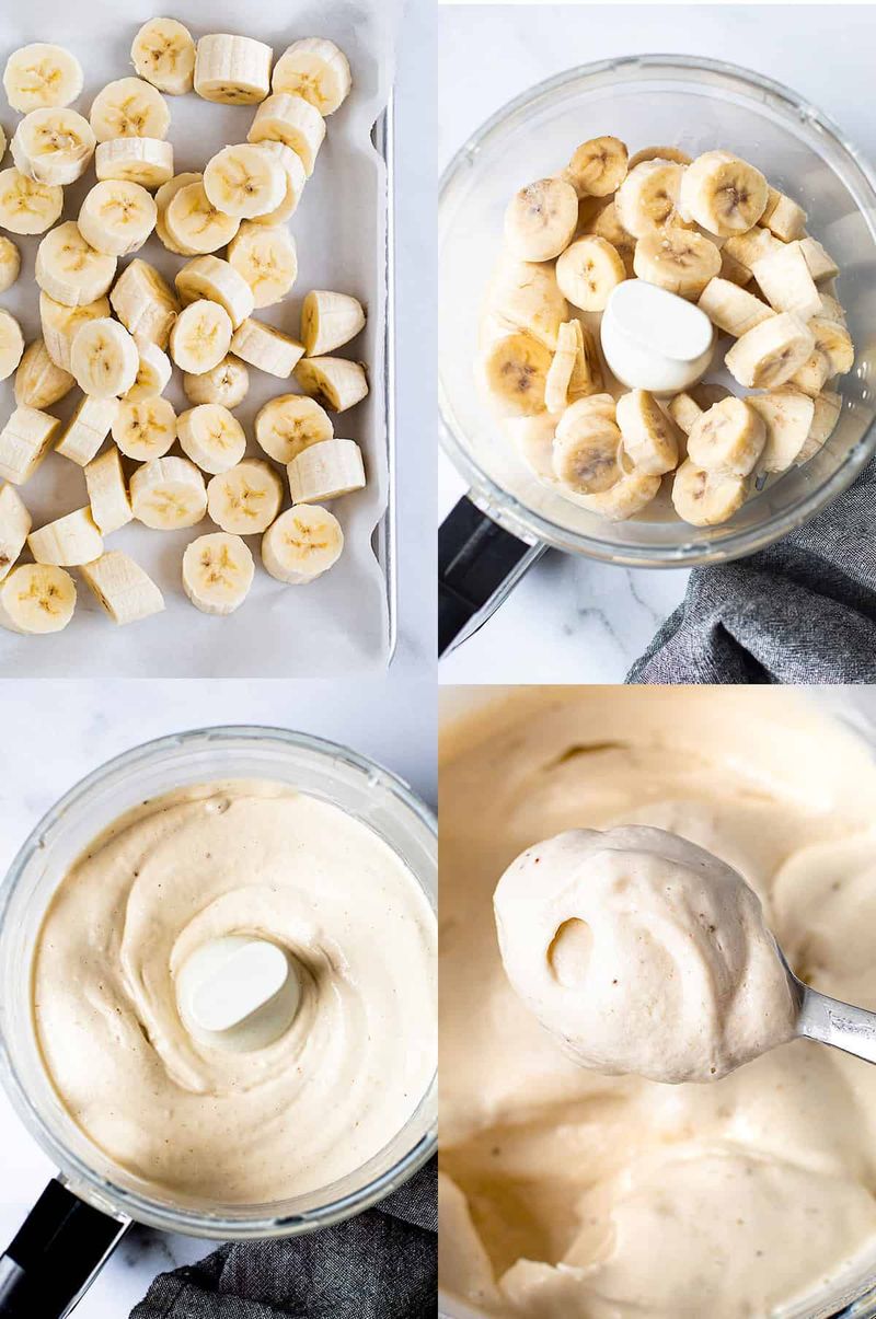 Frozen Banana Nice Cream
