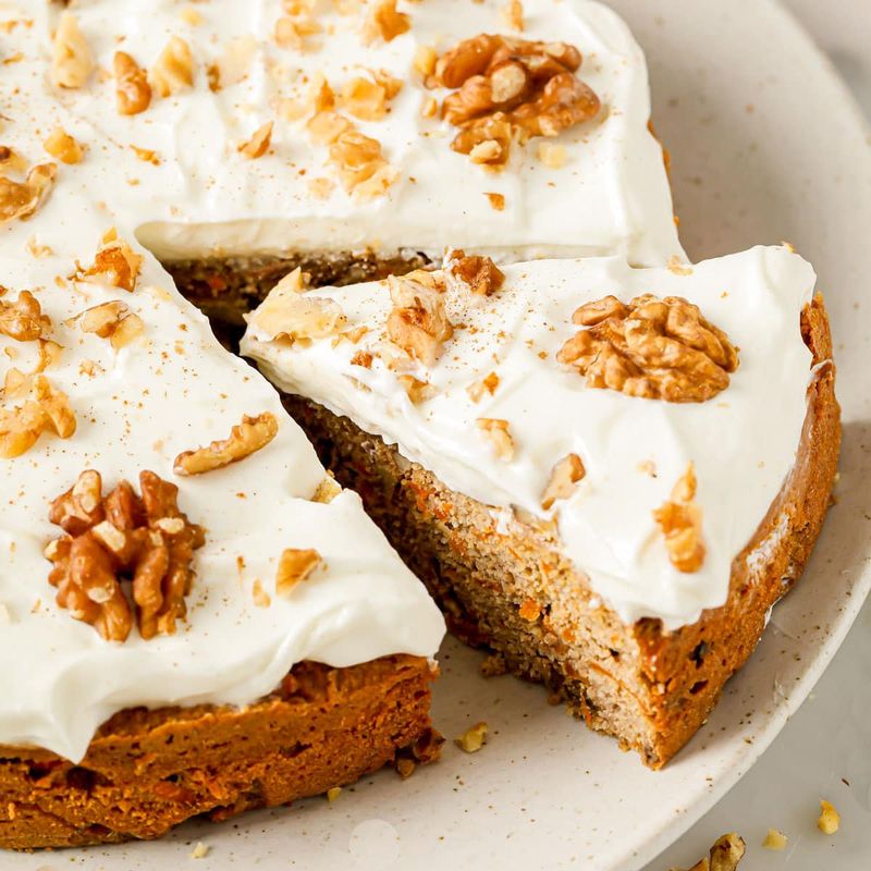 Carrot Cake With Reduced Sugar