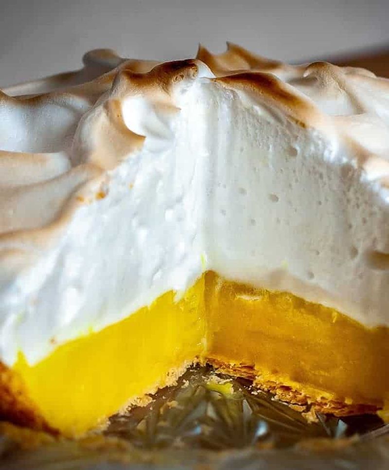 Aquafaba Lemon Meringue Pie