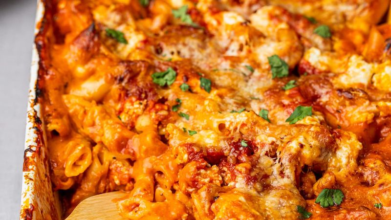Baked Dry Pasta in the Oven