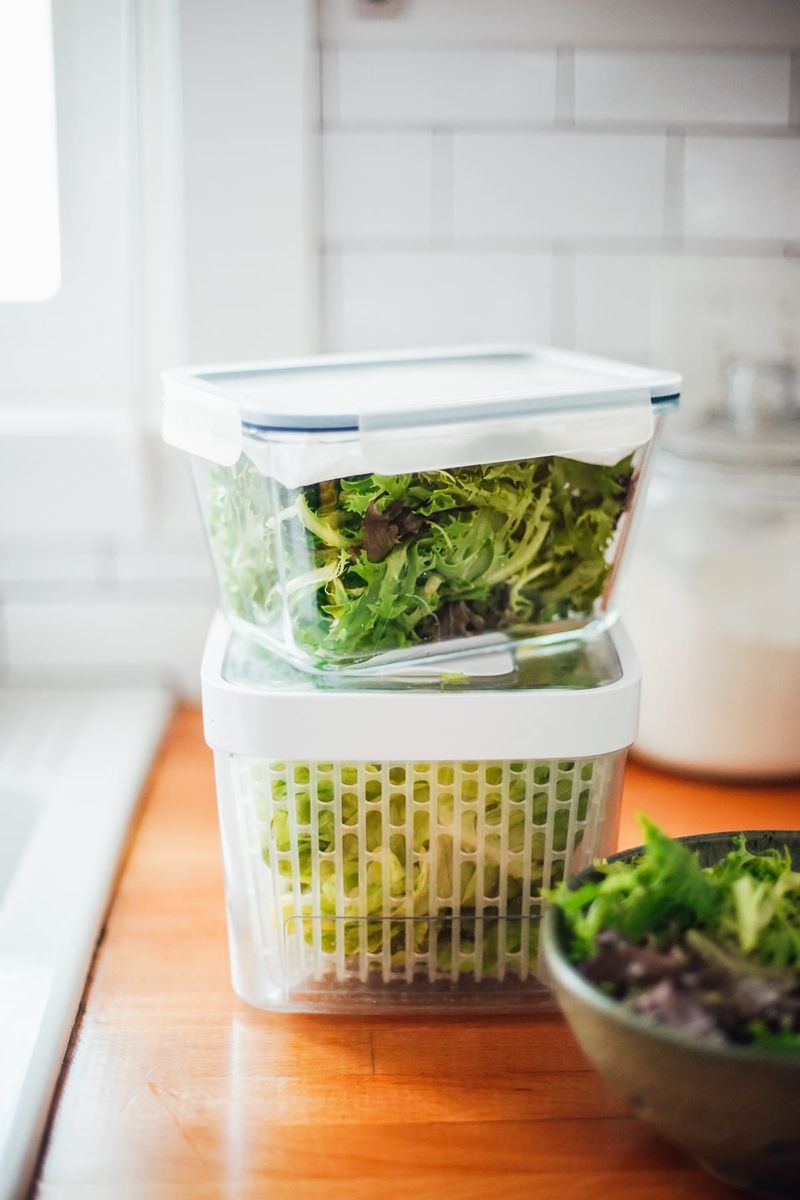Wash and Dry Salad Greens in Bulk