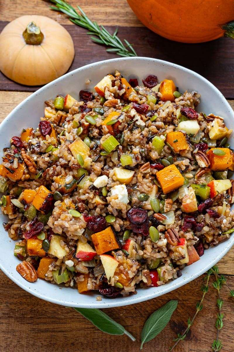 Wild Rice and Cranberry Harvest Salad