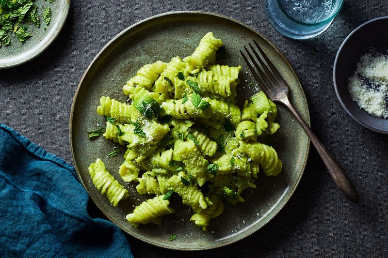 Pea and Mint Pasta