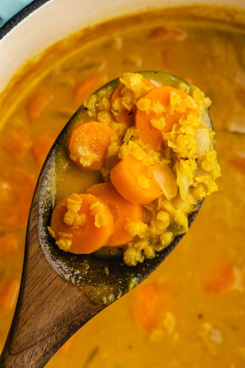 Spiced Red Lentil and Carrot Stew