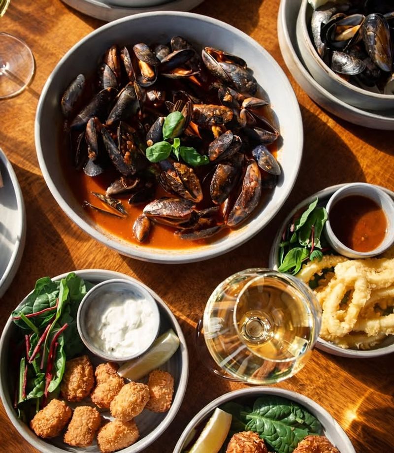 Moules Mariniere (Welsh Coast)