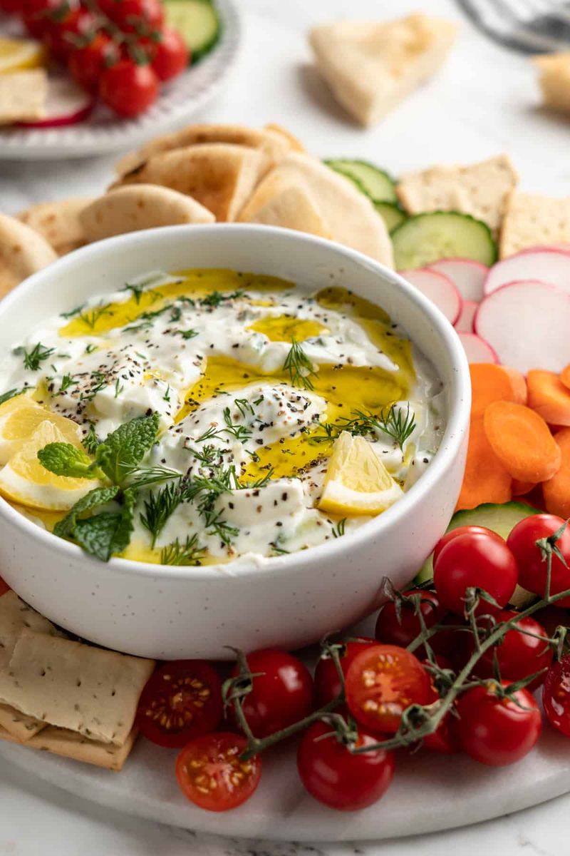 Sour Cream Swapped for Plain Hummus or Tzatziki