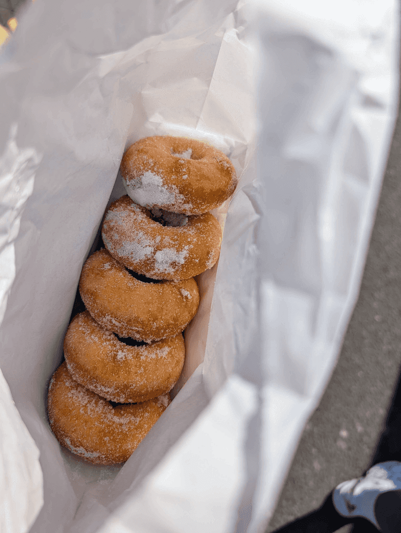 Donuts from a Beach Stall