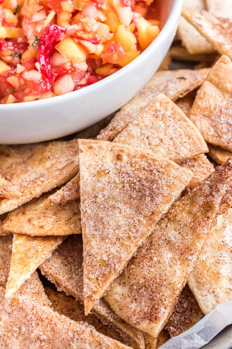 Cinnamon Sugar Tortilla Chips