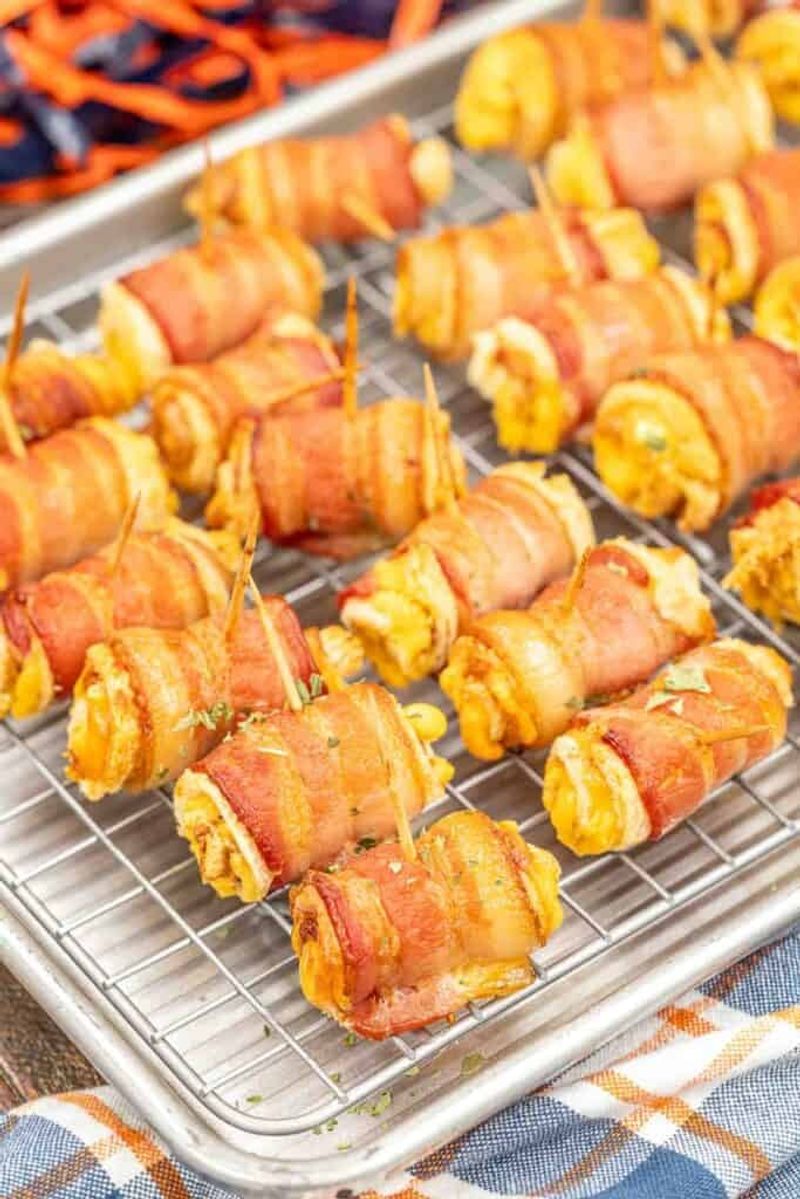 Bacon-Wrapped Cheese Bites