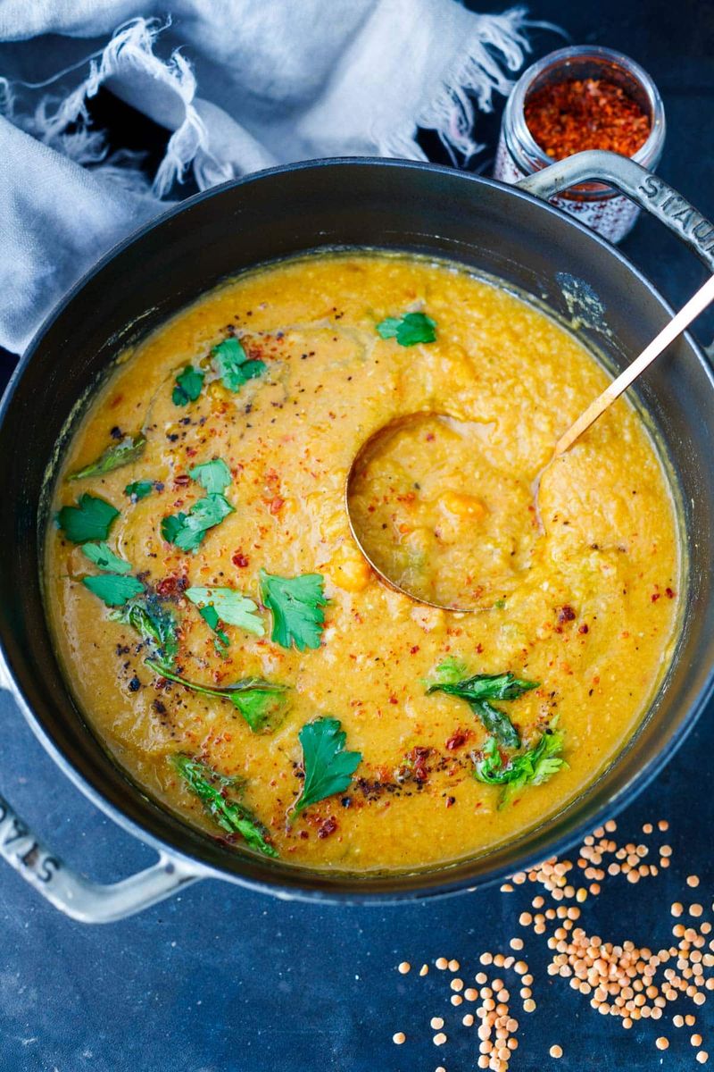 Spiced Red Lentil Soup