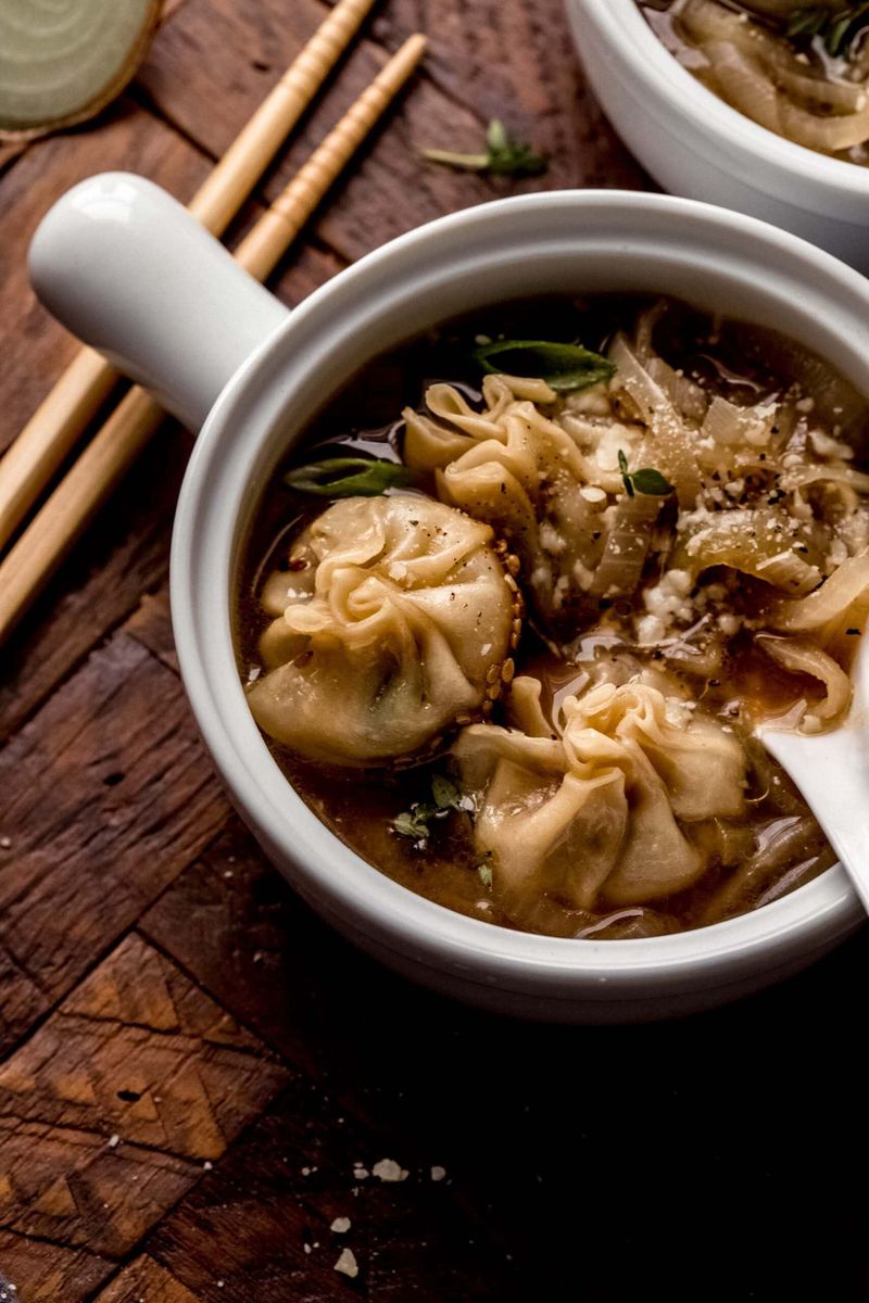 Onion Soup Dumplings
