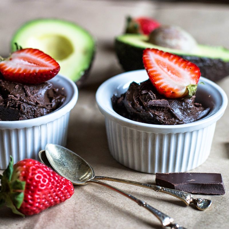 Dark Chocolate Avocado Mousse