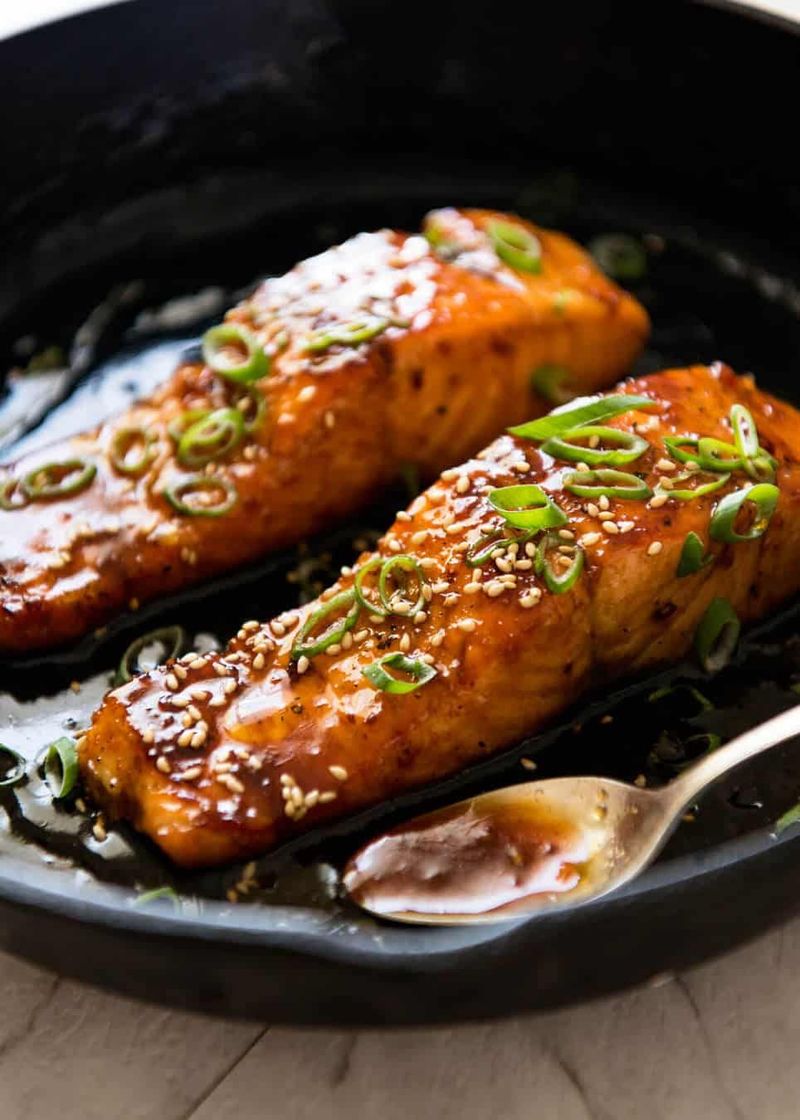 Honey Garlic Glazed Salmon