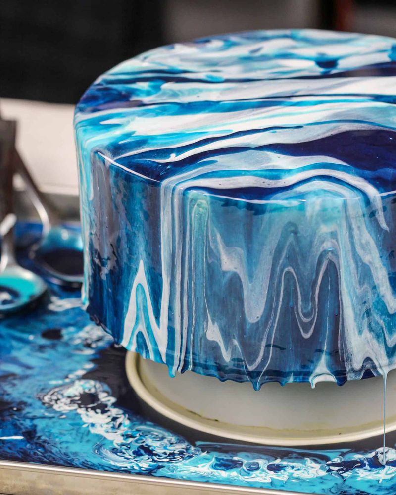 Mirror Glaze Cake