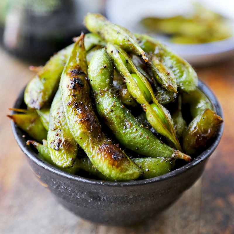 Sesame-Glazed Edamame