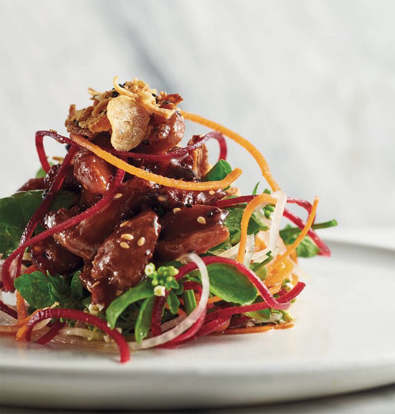 Five-Spice Crispy Duck Grain Bowl