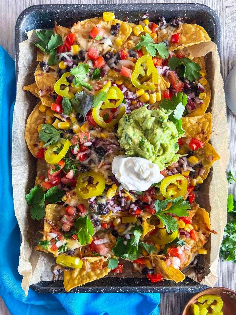 Loaded Nachos with All the Toppings