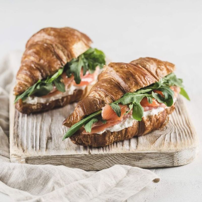 Smoked Salmon Croissants