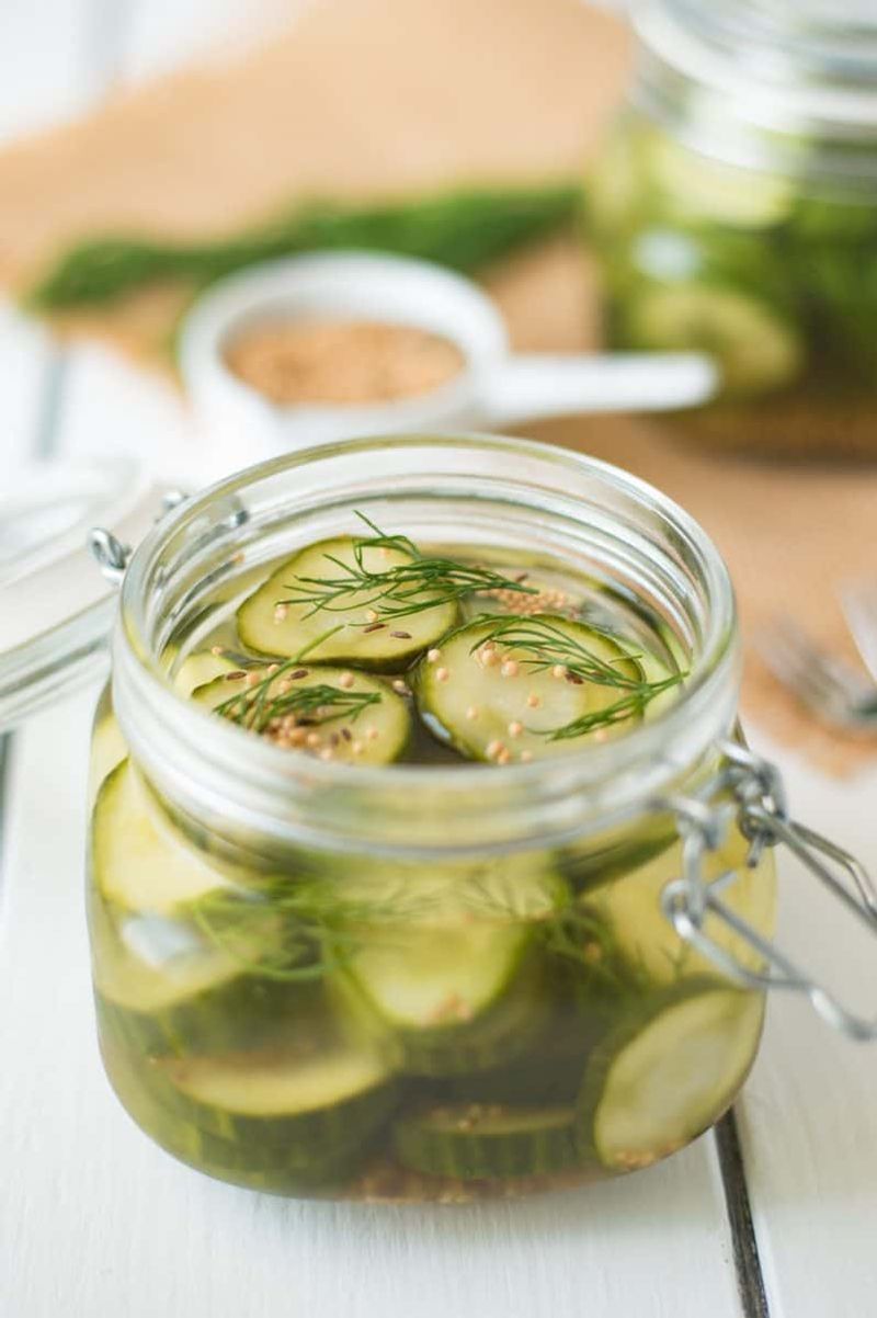 Pickled Cucumber Refrigerator Chips