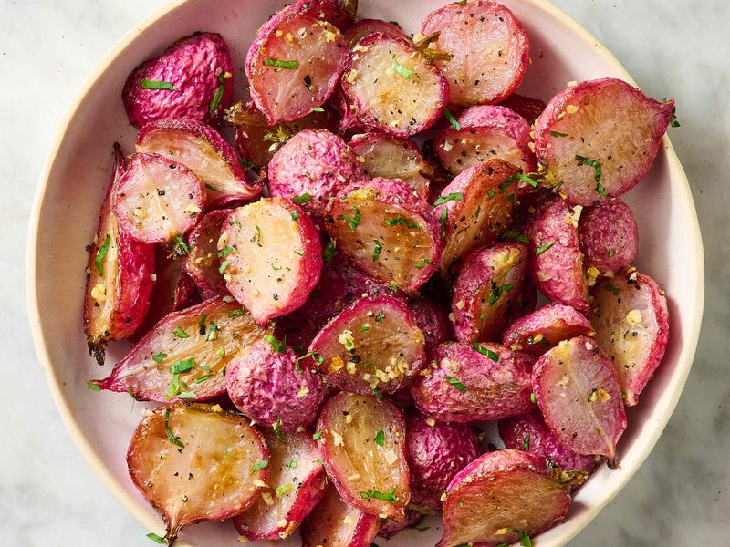 Roasted Radishes with Butter