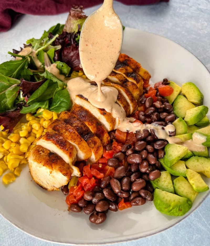 Southwest Chicken Salad with Chipotle Ranch