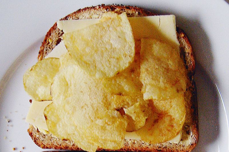 Potato Chip and Peanut Butter Sandwich