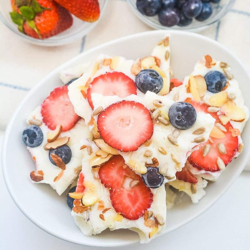 Frozen Yogurt Bark