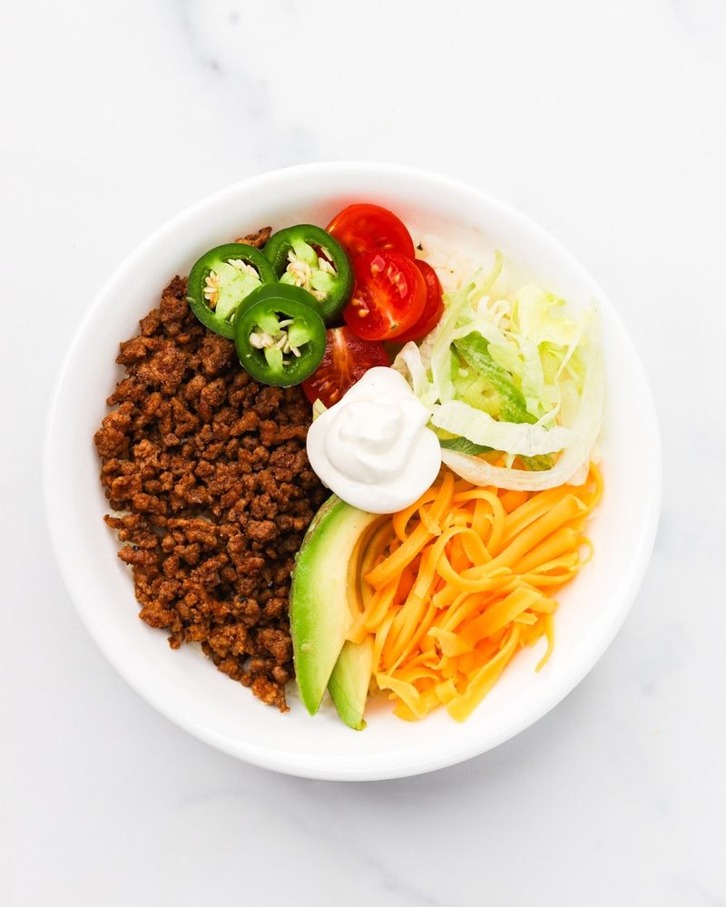 Keto Beef Taco Bowls
