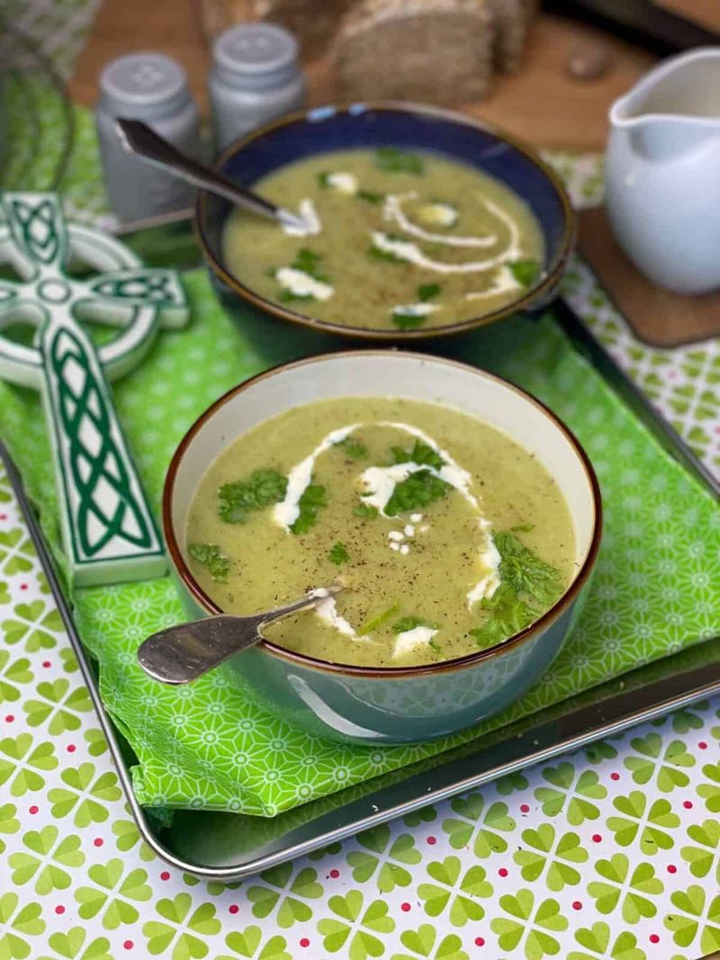 Leek and Oatmeal Soup (Wales)