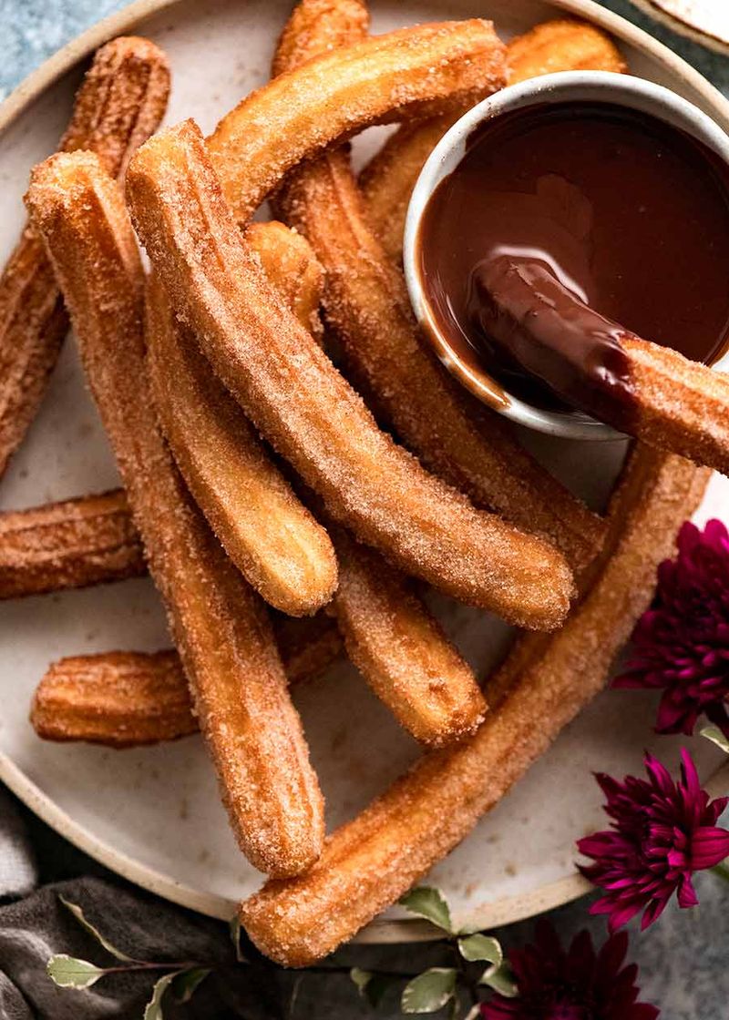 Churros with Chocolate (Spain)