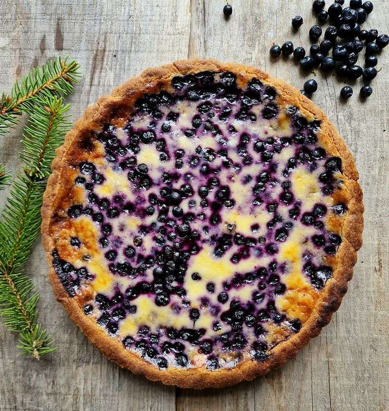 Finnish Mustikkapiirakka (Blueberry Pie)