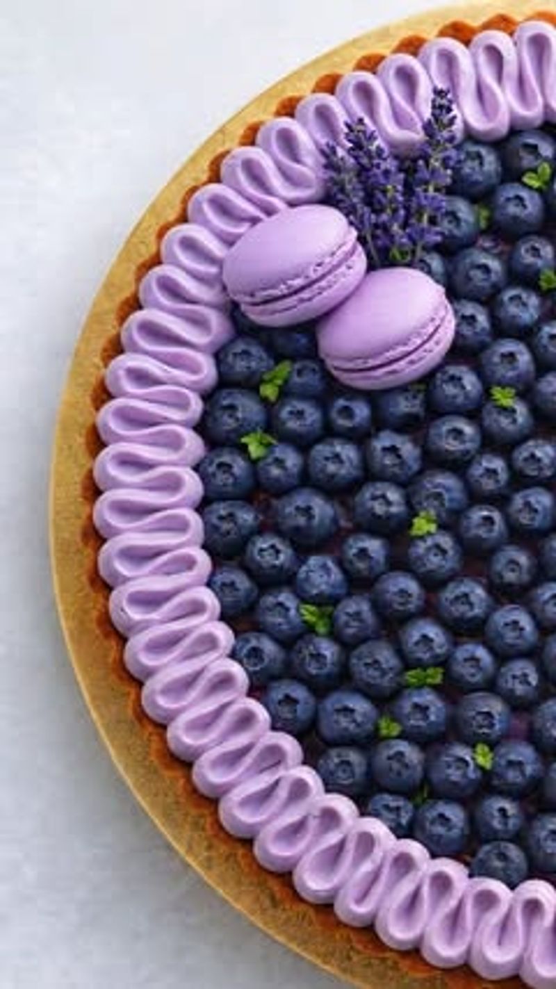 Blueberry Lavender Tart