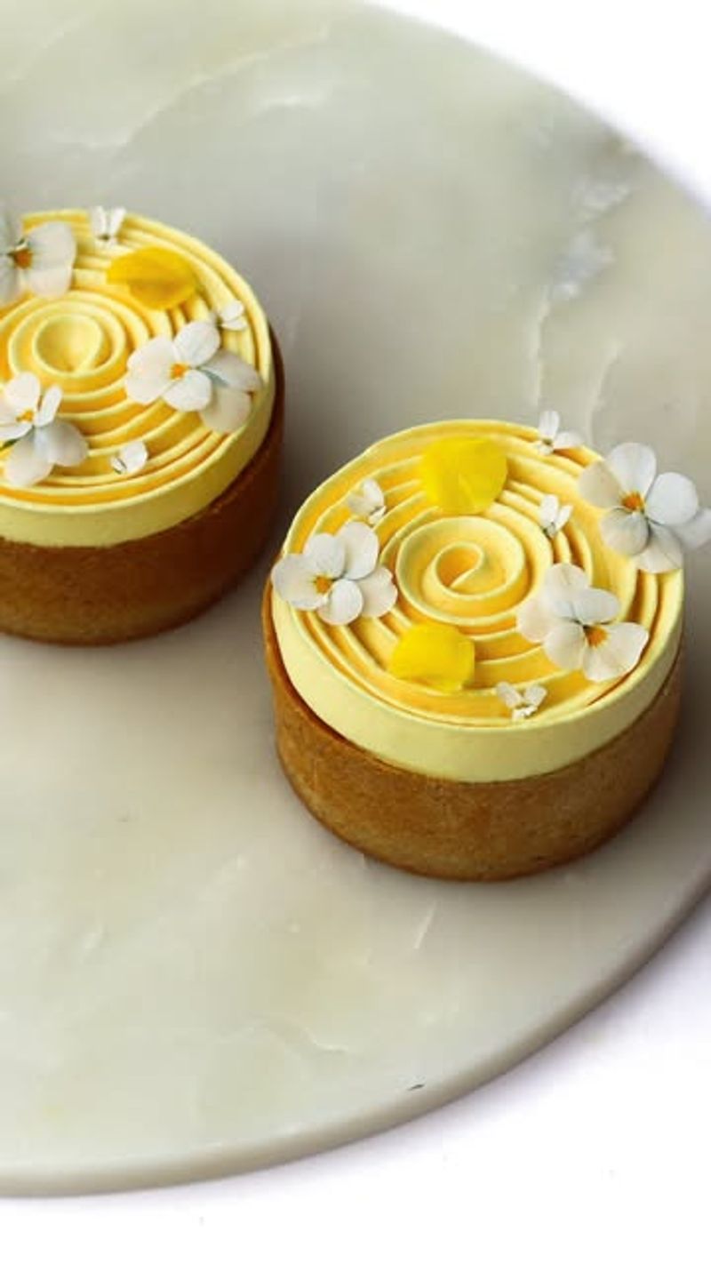 Yuzu Curd Tart with a Shortcrust Shell