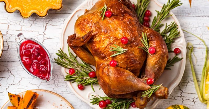 Cranberry Sauce and Turkey