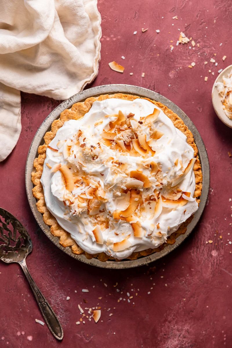 Fluffy Coconut Cream Pie