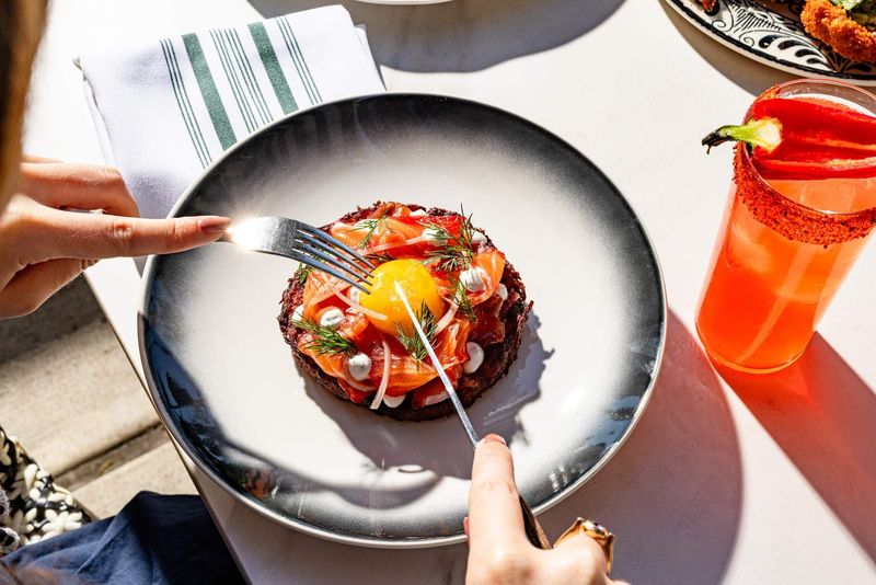Loaded Ramen Eggs Benedict