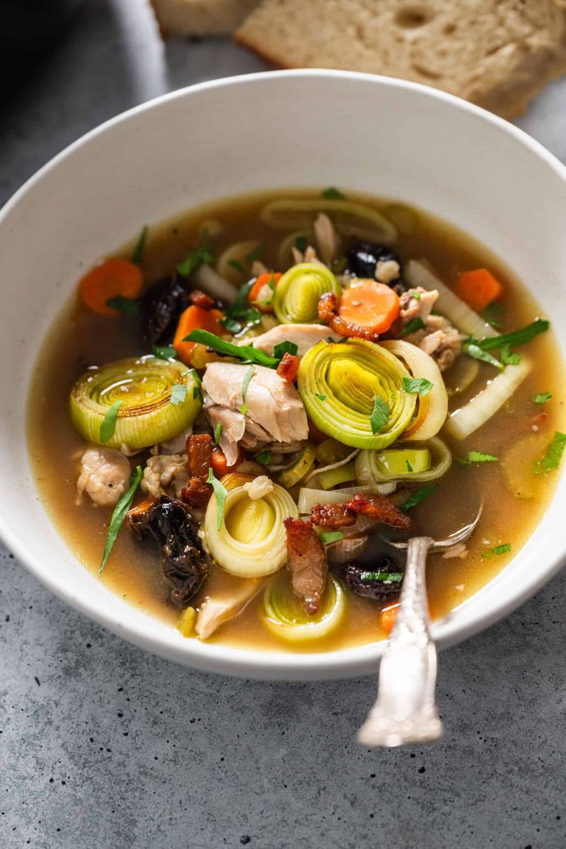 Cock-a-Leekie Soup