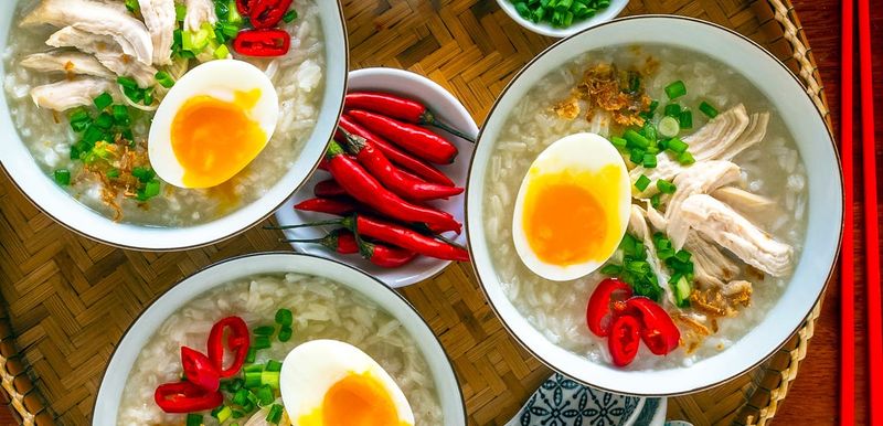 Khao Tom (Thai Rice Soup)